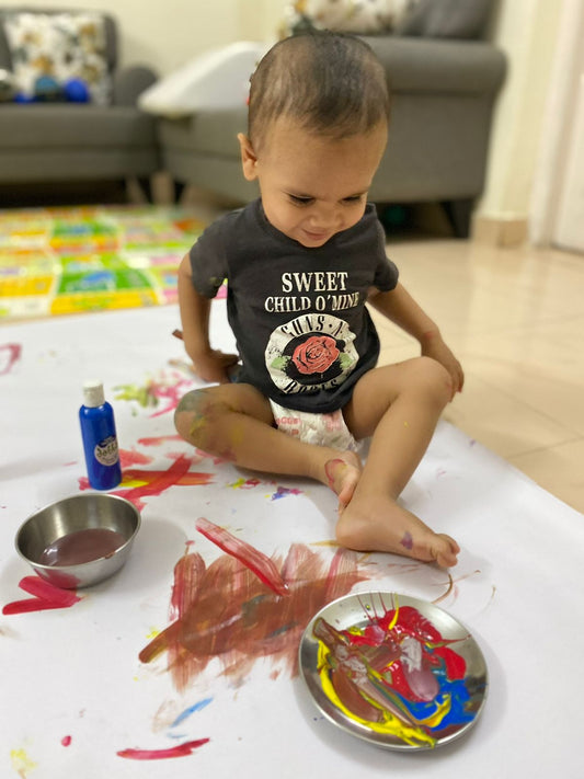 dabble finger paints