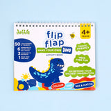 Dabble Flip Flap Dress-Up Your Own Unicorn & Princesses | Travel-Friendly No Mess DIY Activity Set