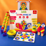 Dabble Sensory 4-in-1 Festive Rituals Kit | Festival PlayArt Kit