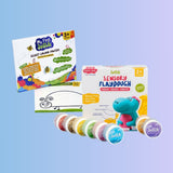 Endless Creations Pack | Dabble Reusable Colouring Pages + Sensory Play Dough