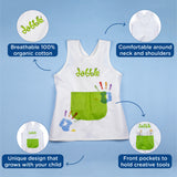 Dabble Starter Finger Painting Fun Pack + Apron ComboKit