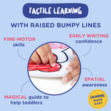 My first dabble Touch & Feel Colouring pages for toddlers + Baby's First Finger Paints