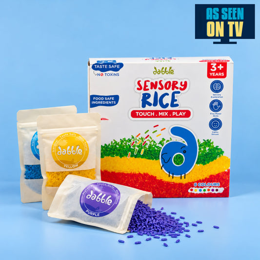 Dabble Sensory Rice Play Kit