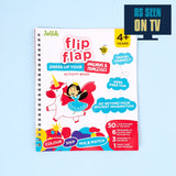 Dabble Flip Flap Dress-Up Your Own Unicorn & Princesses | Travel-Friendly No Mess DIY Activity Set