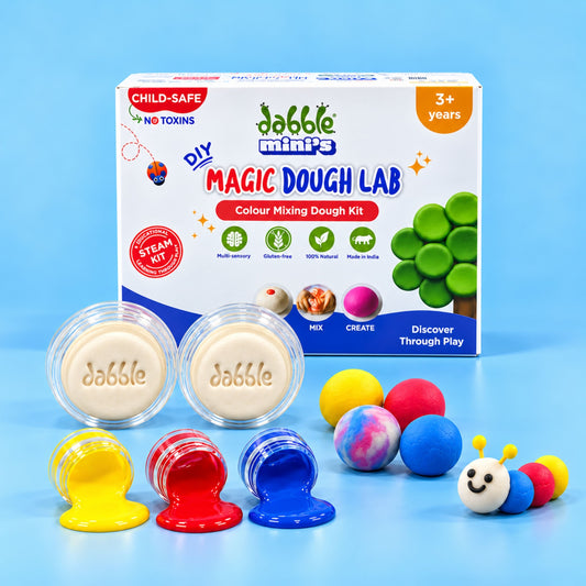 Dabble Magic Dough Lab — Colour Mixing STEAM Kit