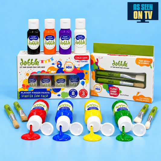 Dabble Finger Painting Fun Pack