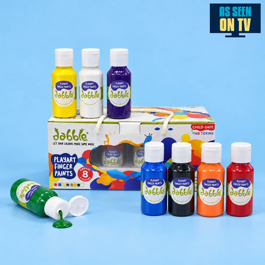 Dabble Playart Finger Paints