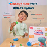 Dabble Finger Paints + Sensory Playdough Combo
