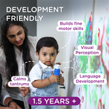 Dabble Combo Pack | Crayons + Finger Paints + Art Roll