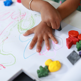 Dabble Combo Pack | Crayons + Finger Paints + Art Roll