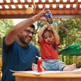 Dabble Combo Pack | Crayons + Finger Paints + Art Roll