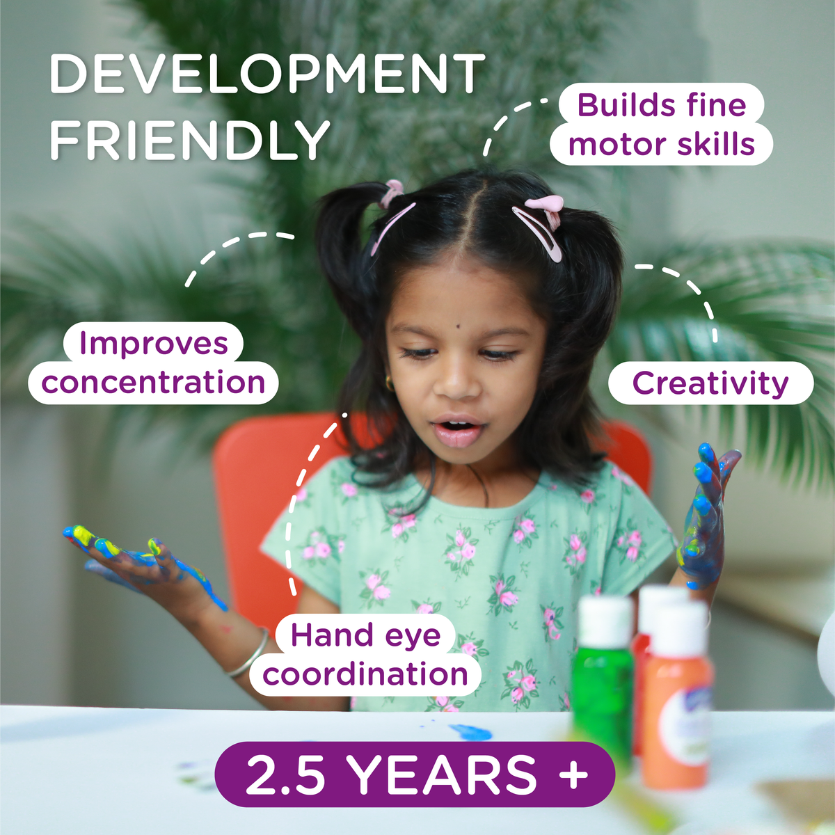 Best 8 Colors Finger Paints! Washable & NonToxic for Kids SHOP NOW