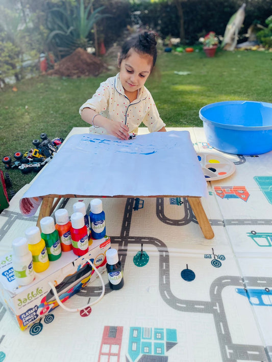 "From Toys to Masterpieces: How My Kid Turned Playtime Into Art Time"