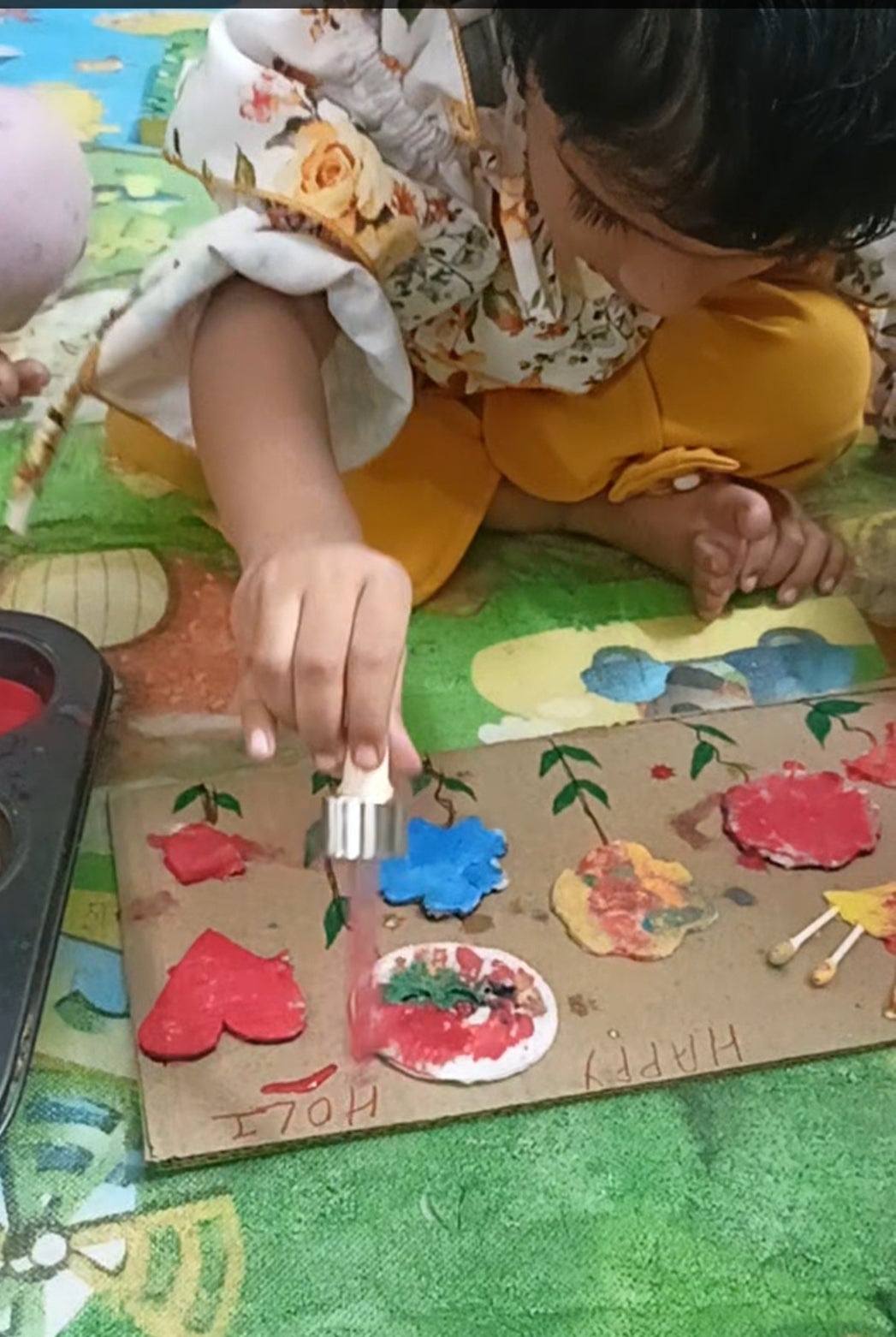 From Tiny Fingers to Colourful Masterpiece