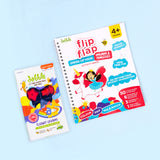 Flip Flap Crayon Play Pack Unicorn & Princesses Themed | Activity Book with Crayons |