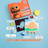 Dabble DINOSAUR STENCIL ART & CRAFT Kit