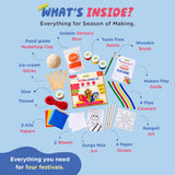 Dabble Sensory 4-in-1 Festive Rituals Kit | Festival PlayArt Kit