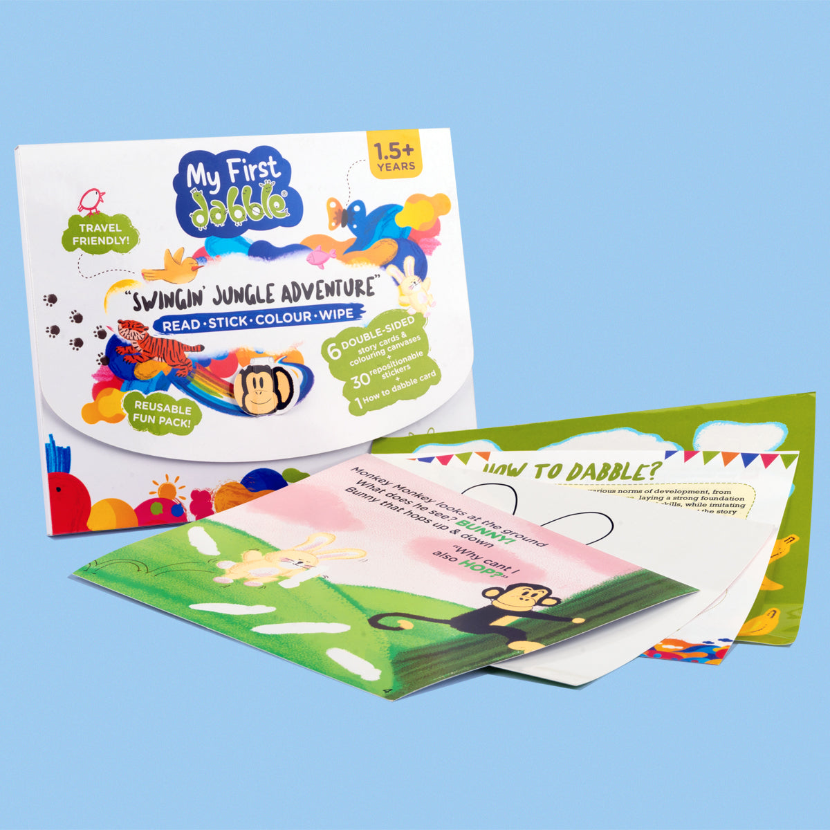 My First Dabble Swingin’ Jungle Adventure | Reusable Story Card Set ...