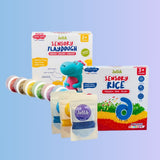 Sensory Discovery Kit | Dabble Sensory Rice + Sensory Play Dough