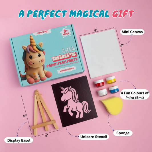 Dabble UNICORN STENCIL ART & CRAFT Kit
