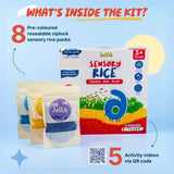 Sensory Discovery Kit | Dabble Sensory Rice + Sensory Play Dough
