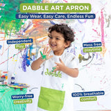 Little Maker’s Set | Dabble Sensory Play Dough + Painting Apron