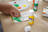 Dabble Creative Explorer Combo – DIY Sensory Playdough Kit + Starter Finger Painting Fun Pack