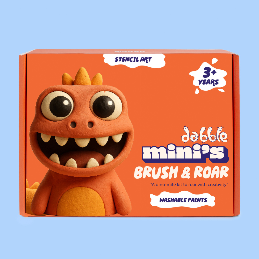 Dabble DINOSAUR STENCIL ART & CRAFT Kit