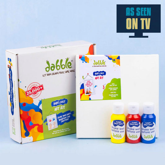 Baby’s first Diwali handprint and footprint kit