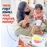 Baby’s first Diwali handprint and footprint kit