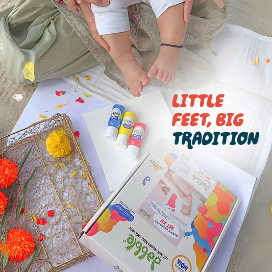 Baby’s first handprint and footprint kit