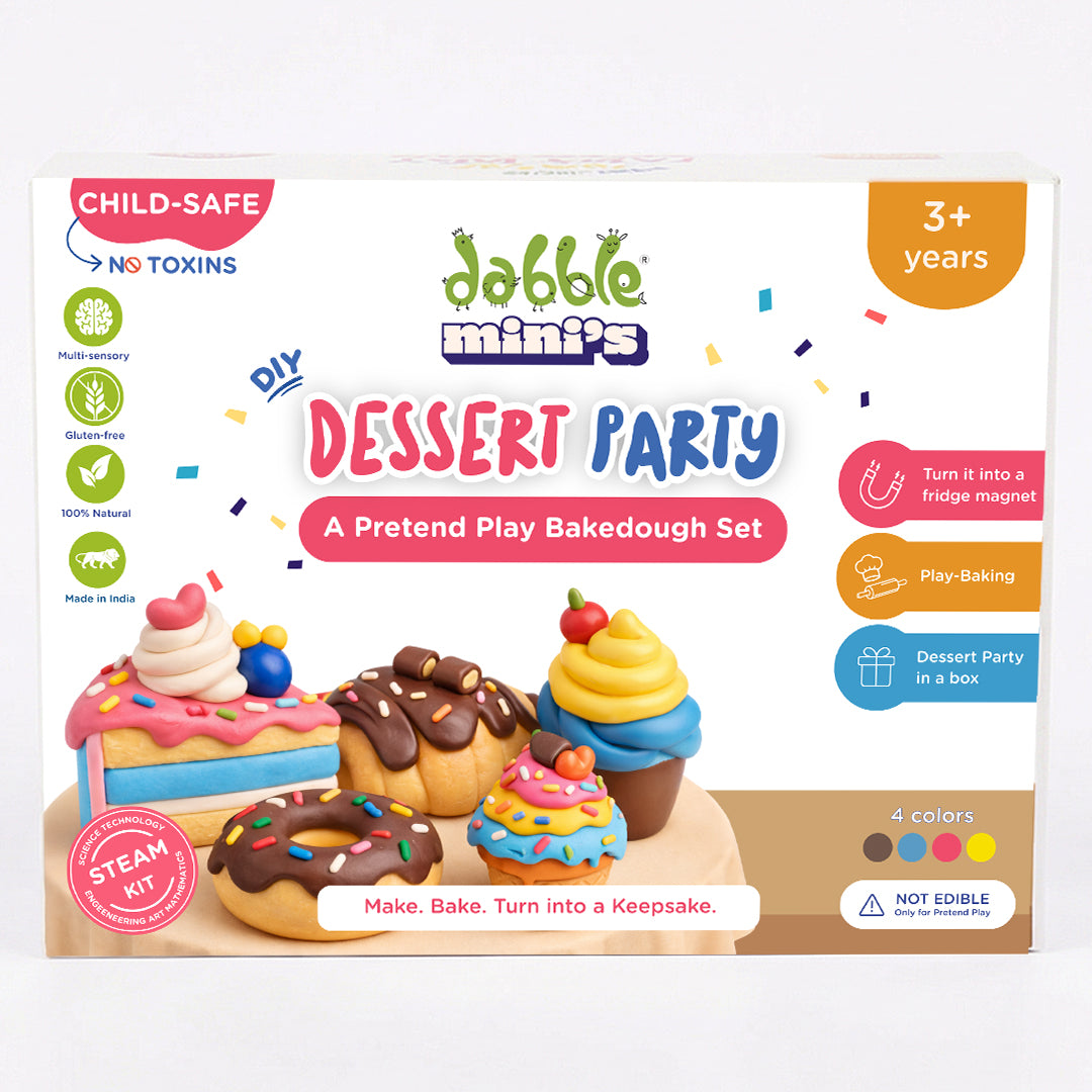 Dabble Dessert Party Pretend Playdough Set