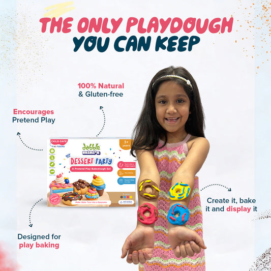 Dabble Dessert Party Pretend Playdough Set