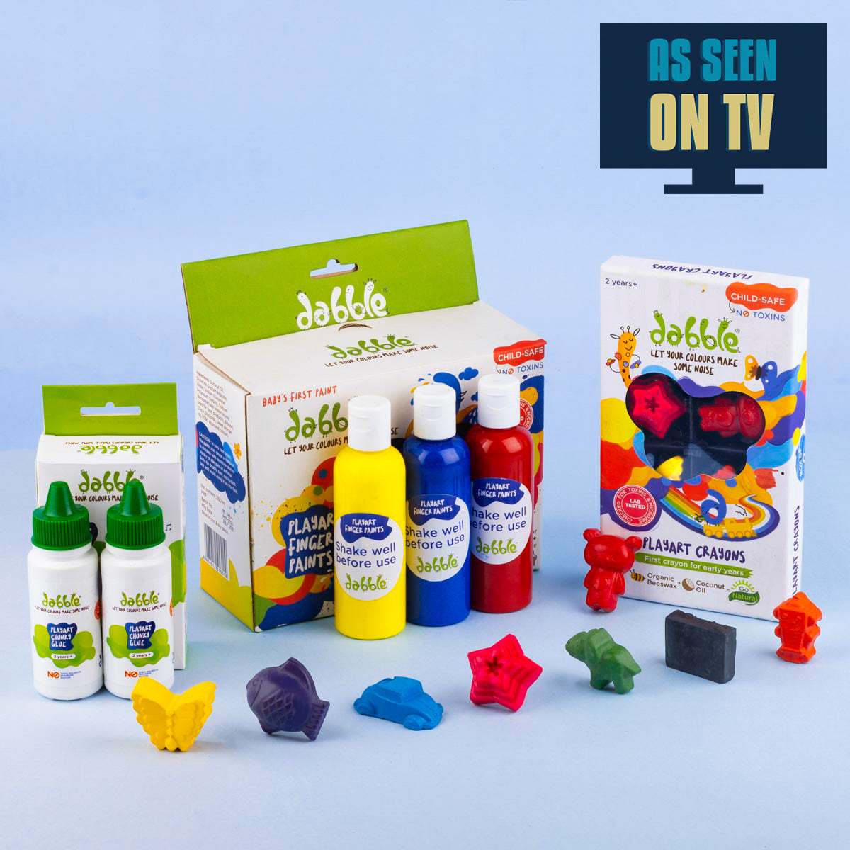 Dabble 3 In 1 Easy-Clean Fun Pack