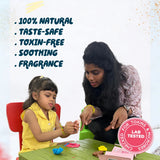 Dabble Creative Explorer Combo – DIY Sensory Playdough Kit + Starter Finger Painting Fun Pack