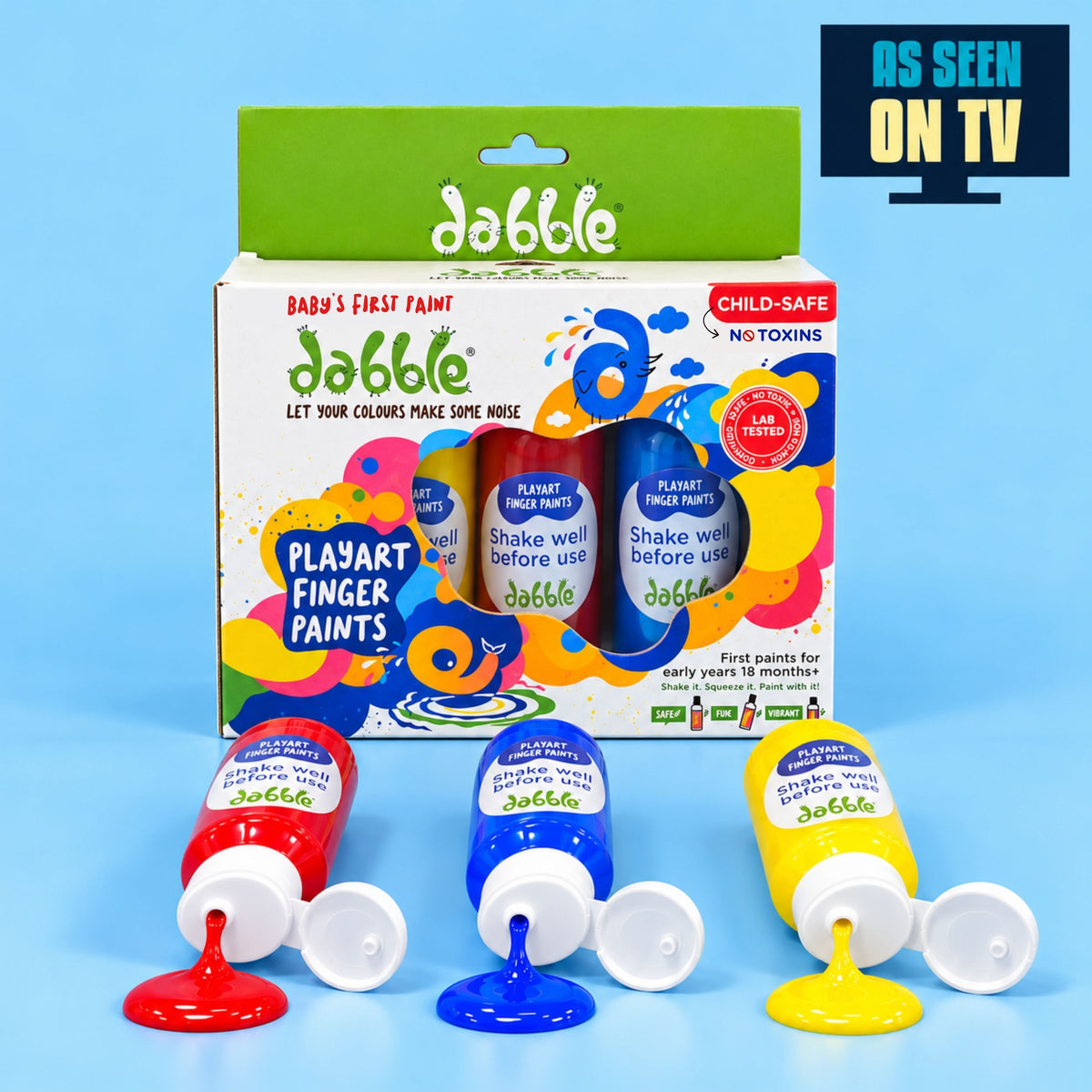 Dabble Finger Paints For Toddlers