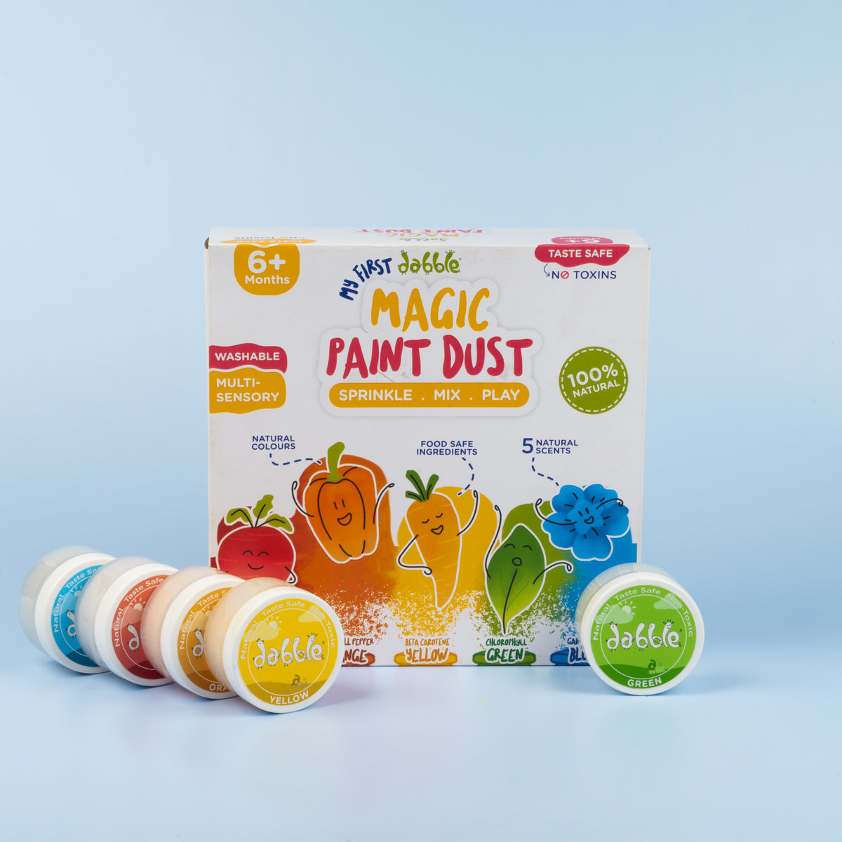 Magic Paint Dust – Baby’s First Painting Kit
