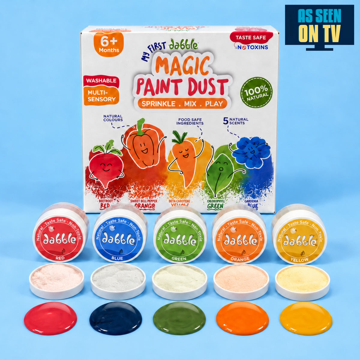 Magic Paint Dust – Baby’s First Painting Kit