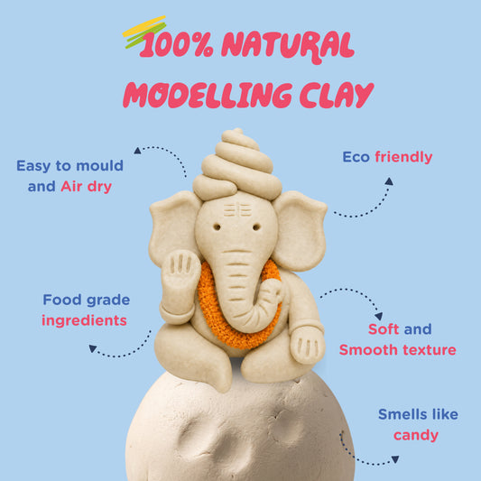 Dabble Sensory Modelling Clay Kit | Ganesha Edition