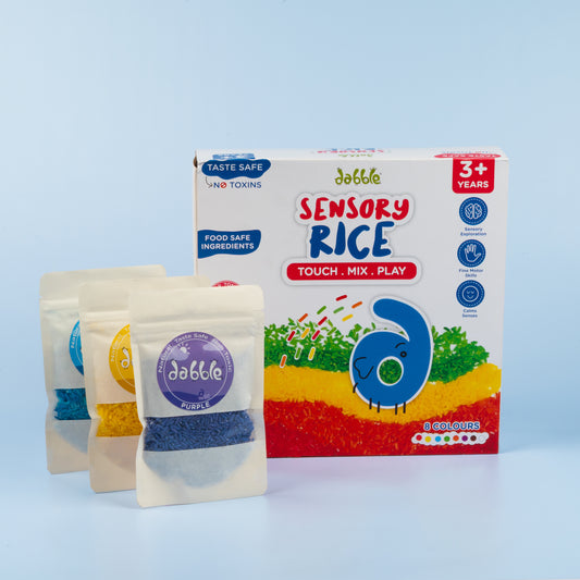 Dabble Sensory Rice Play Kit