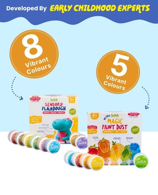 Imagination Spark Kit | Dabble Sensory Play Dough + Magic Paint Dust
