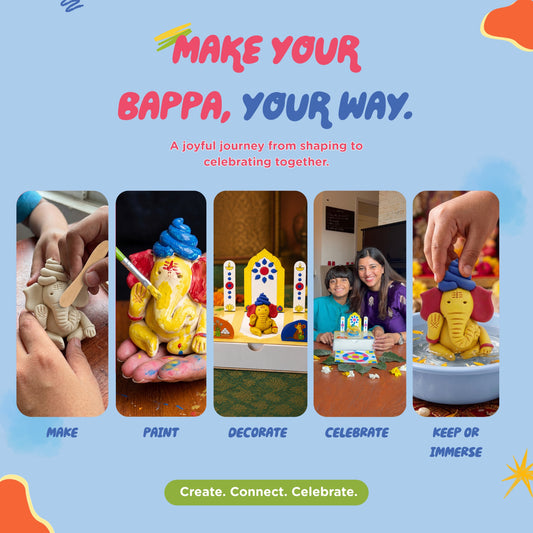 Dabble Sensory Modelling Clay Kit | Ganesha Edition
