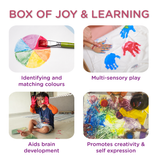 Dabble Gift Set | Crayons + Finger Paints