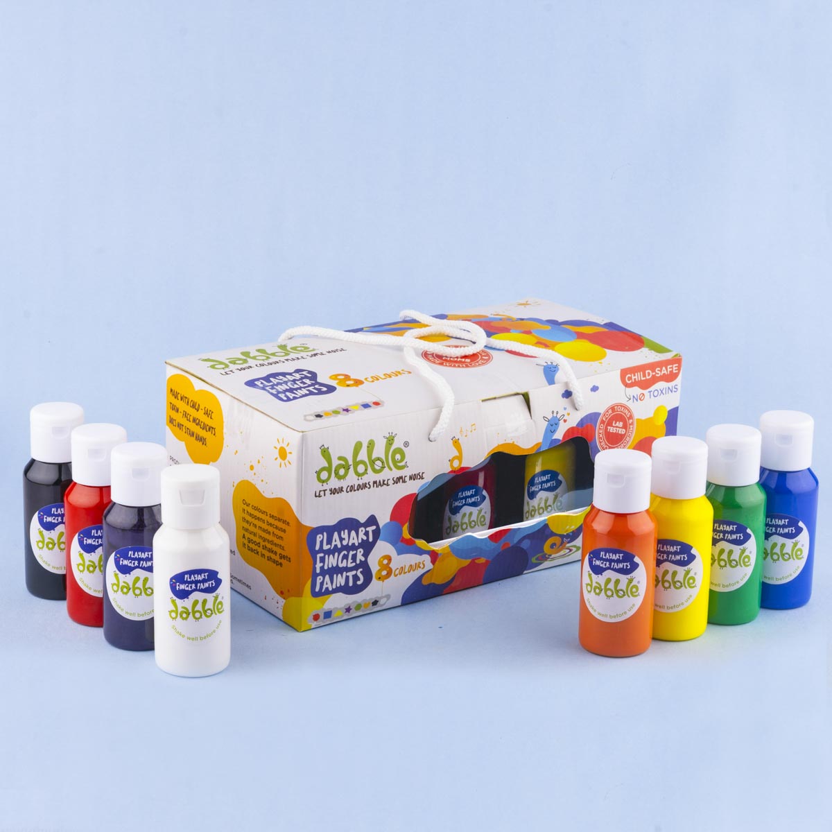 Best 8 Colors Finger Paints! Washable & NonToxic for Kids SHOP NOW